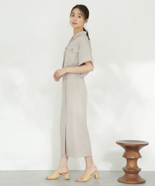 LB.03/メランジドライドロストショートシャツ(セットアップ可)