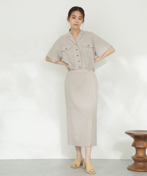 LB.03/メランジドライドロストショートシャツ(セットアップ可)