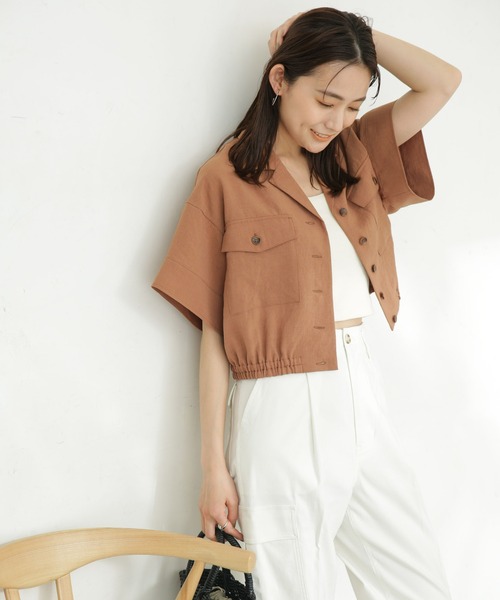 LB.03/メランジドライドロストショートシャツ(セットアップ可)