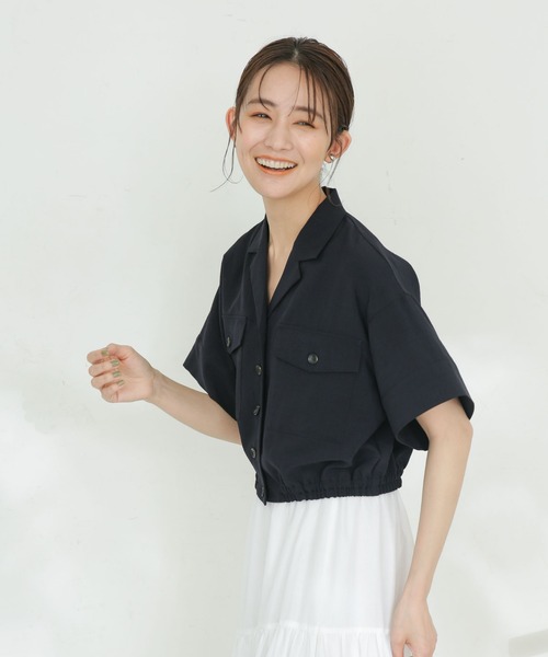 LB.03/メランジドライドロストショートシャツ(セットアップ可)