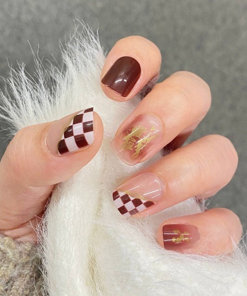 Doux Belle（ドゥーベル）の「ネイルチップ ハンド 貼るだけ（ネイルシール/ネイルチップ・レディース・N/B/H/K/E/C/A/L/I/F/O/J/M/P/D/G/Q/R/V/U/T/S・FREE）」の6枚目の写真