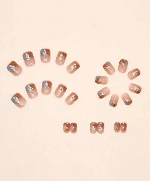 Doux Belle（ドゥーベル）の「ネイルチップ ハンド 貼るだけ（ネイルシール/ネイルチップ・レディース・N/B/H/K/E/C/A/L/I/F/O/J/M/P/D/G/Q/R/V/U/T/S・FREE）」の11枚目の写真