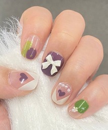 Doux Belle（ドゥーベル）の「ネイルチップ ハンド 貼るだけ（ネイルシール/ネイルチップ）」