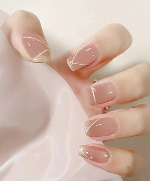 Doux Belle（ドゥーベル）の「ネイルチップ ハンド 貼るだけ（ネイルシール/ネイルチップ・レディース・N/B/H/K/E/C/A/L/I/F/O/J/M/P/D/G/Q/R/V/U/T/S・FREE）」の17枚目の写真