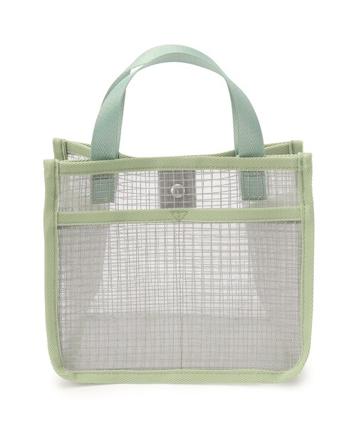 SHOO・LA・RUE（シューラルー）の「◆メッシュバッグ(S)（トートバッグ・レディース・グリーン/ブラック/パープル系2/ピンク系6・00）」の2枚目の写真