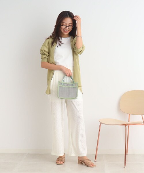 SHOO・LA・RUE（シューラルー）の「◆メッシュバッグ(S)（トートバッグ・レディース・グリーン/ブラック/パープル系2/ピンク系6・00）」の21枚目の写真