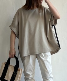 LBC | 袖ギャザーリボンチュニック(Tシャツ/カットソー)