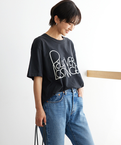 THE DAY ON THE BEACH(ザデイオンザビーチ)の「【THE DAY ON THE BEACH】CUT OFF T-SH TEE:カットソー(Tシャツ/カットソー・レディース・ブラック/ダークパープル/ホワイト系その他/ブラックミックス・FREE)」の9枚目の写真