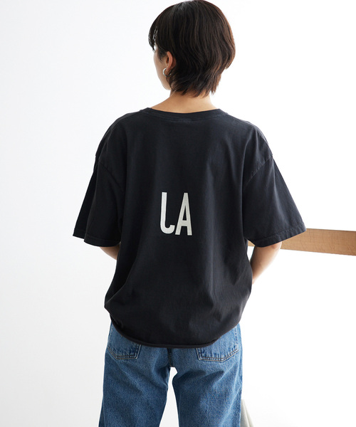 THE DAY ON THE BEACH(ザデイオンザビーチ)の「【THE DAY ON THE BEACH】CUT OFF T-SH TEE:カットソー(Tシャツ/カットソー・レディース・ブラック/ダークパープル/ホワイト系その他/ブラックミックス・FREE)」の10枚目の写真