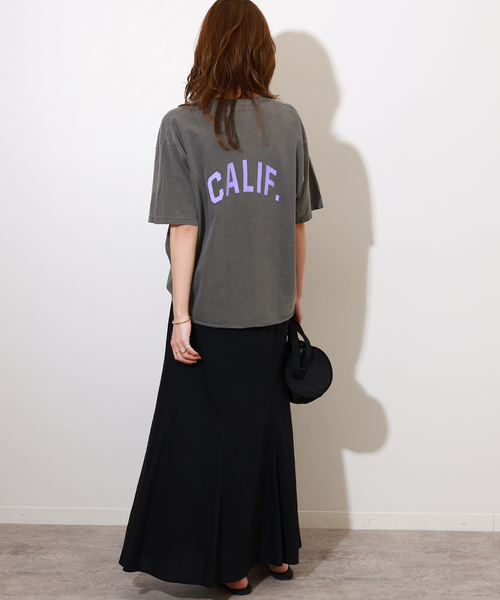 THE DAY ON THE BEACH(ザデイオンザビーチ)の「【THE DAY ON THE BEACH】CUT OFF T-SH TEE:カットソー(Tシャツ/カットソー・レディース・ブラック/ダークパープル/ホワイト系その他/ブラックミックス・FREE)」の15枚目の写真