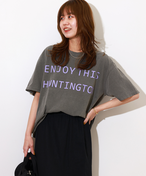 THE DAY ON THE BEACH(ザデイオンザビーチ)の「【THE DAY ON THE BEACH】CUT OFF T-SH TEE:カットソー(Tシャツ/カットソー・レディース・ブラック/ダークパープル/ホワイト系その他/ブラックミックス・FREE)」の17枚目の写真