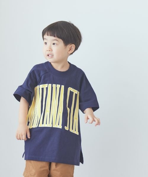 LOWRYS FARM(ローリーズファーム)の「アソートプリントBIGT 905320(Tシャツ/カットソー・キッズ・ホワイト/ネイビー/イエロー/グレー/チャコールグレー・110cm/120cm/130cm/140cm/150cm)」の4枚目の写真