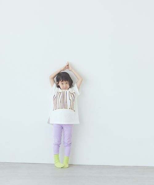 LOWRYS FARM(ローリーズファーム)の「アソートプリントBIGT 905320(Tシャツ/カットソー・キッズ・ホワイト/ネイビー/イエロー/グレー/チャコールグレー・110cm/120cm/130cm/140cm/150cm)」の6枚目の写真