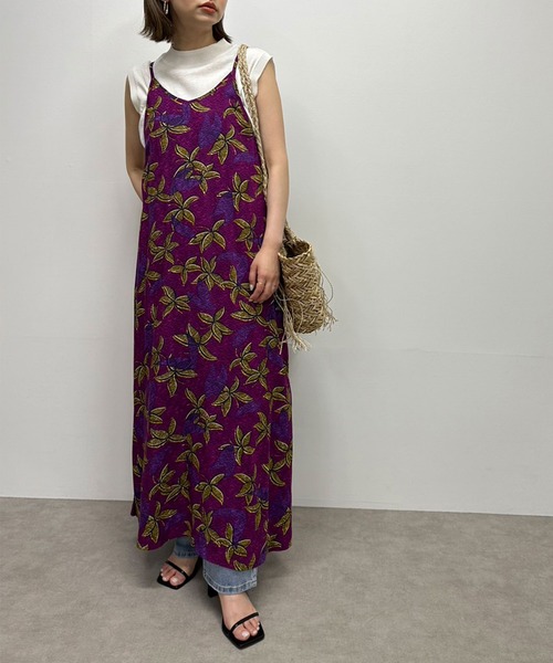lil nina(リルニーナ)の「lil nina プリント キャミワンピース(ワンピース・レディース・ピンク系/ブルー系・M)」の15枚目の写真