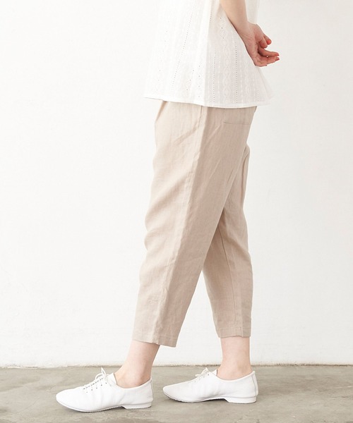 NIMES(ニーム)の「リネンテーパードパンツ(その他パンツ・レディース・ベージュ/ラベンダー/チャコールグレー・0/1)」の11枚目の写真