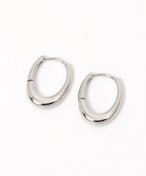 A part by（アパートバイ）の「ステンレス_ワンタッチフープピアス（ピアス（両耳用）・レディース・シルバー/ゴールド・FREE）」の8枚目の写真