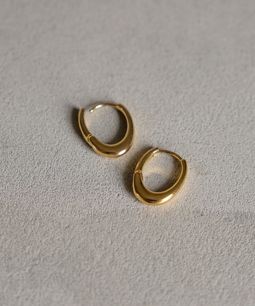 A part by（アパートバイ）の「ステンレス_ワンタッチフープピアス（ピアス（両耳用）・レディース・シルバー/ゴールド・FREE）」の14枚目の写真
