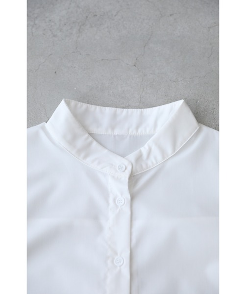 cawaii（カワイイ）の「ふっくらカッティングレース袖のシャツトップス 長袖（シャツ/ブラウス・レディース・ホワイト・FREE）」の4枚目の写真