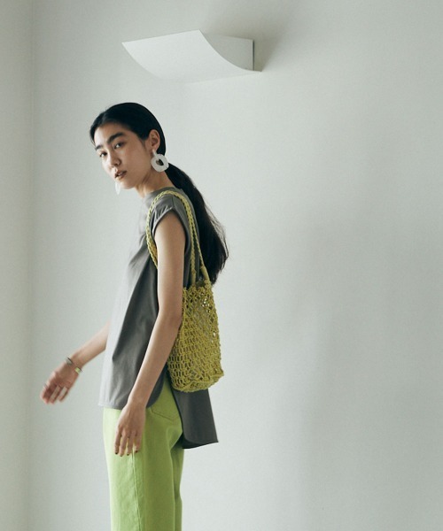 marjour(マージュール)の「COTTON NET BAG(ショルダーバッグ・レディース・ブラック/ライム・FREE)」の13枚目の写真