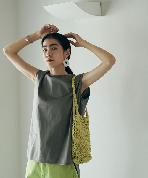 marjour(マージュール)の「COTTON NET BAG(ショルダーバッグ・レディース・ブラック/ライム・FREE)」の7枚目の写真