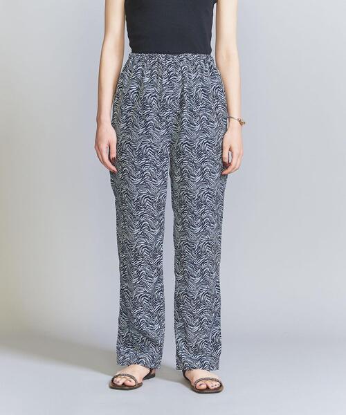 PROVOKE （プロヴォーク）の「【別注】＜provoke＞ゼブラプリント パンツ -ウォッシャブル-（その他パンツ・レディース・グレー/ホワイト・FREE）」の3枚目の写真