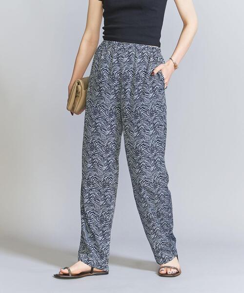 PROVOKE （プロヴォーク）の「【別注】＜provoke＞ゼブラプリント パンツ -ウォッシャブル-（その他パンツ・レディース・グレー/ホワイト・FREE）」の7枚目の写真