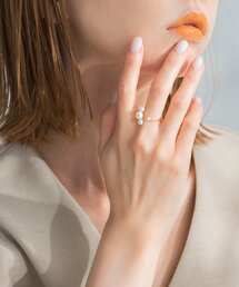 URBAN RESEARCH ROSSO | Favorible　Asymmetry pearl ring(リング)