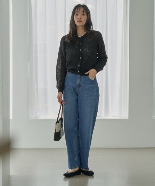 coen（コーエン）の「ストレートデニムパンツ（デニムパンツ・レディース・ブラック/コバルトブルー・S/M/L）」の17枚目の写真