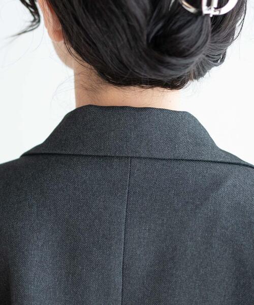 WEGO（ウィゴー）の「WEGO/ショートテーラードジャケット（テーラードジャケット・レディース・ブラック/杢グレー・FREE）」の7枚目の写真