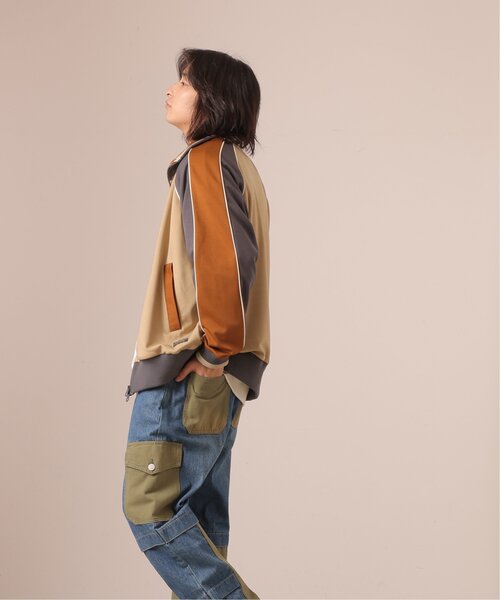 DOUBLE NAME（ダブルネーム）の「パイピングレトロジャージ（ジャージ・レディース・グリーン/スミクロ/ネイビー・FREE）」の19枚目の写真