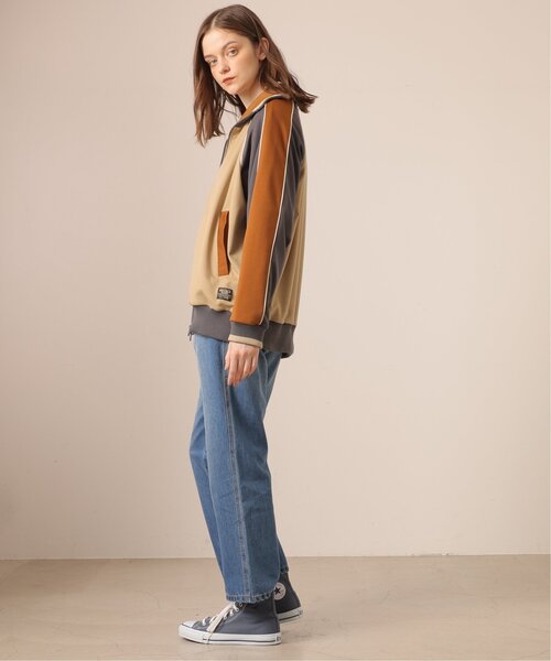 DOUBLE NAME（ダブルネーム）の「パイピングレトロジャージ（ジャージ・レディース・グリーン/スミクロ/ネイビー・FREE）」の20枚目の写真