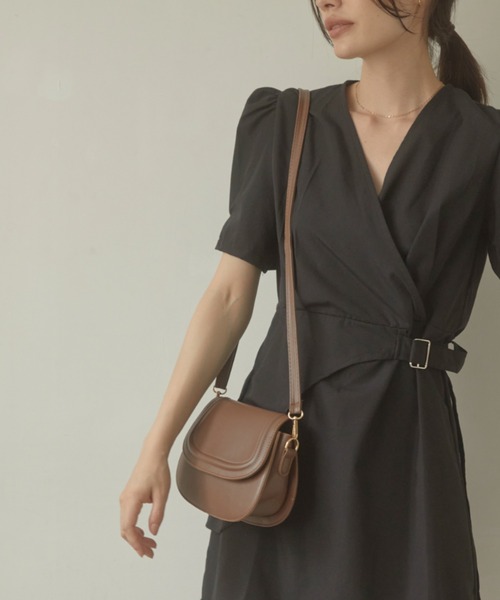 ACYM（アシーム）の「Vintage round mini バッグ（ショルダーバッグ・レディース・ブラック/ブラウン・FREE）」の12枚目の写真