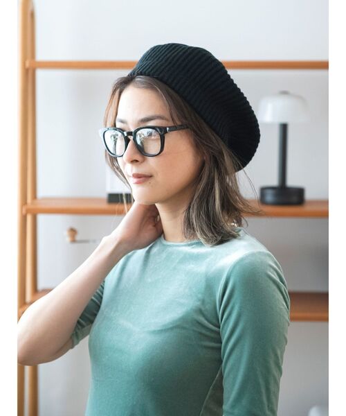 Ungrid（アングリッド）の「ニットベレー帽（ハンチング/ベレー帽・レディース・ブラック/ブラウン/アイボリー・FREE）」の15枚目の写真