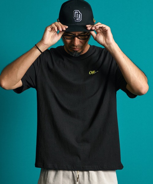 The DUFFER of ST.GEORGE(ザダファーオブセントジョージ)の「OFFSHORE × BLACK LABEL LOGO TEE:オフショア コラボ ロゴ プリントTシャツ(Tシャツ/カットソー・メンズ・ホワイト/ブラック・MEDIUM/X-LARGE/SMALL/LARGE)」の19枚目の写真