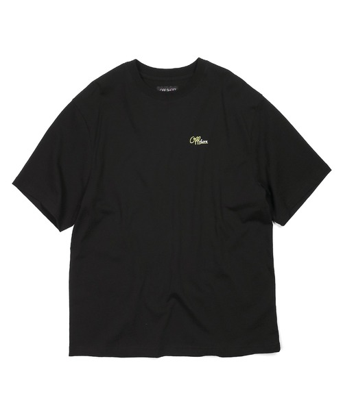 The DUFFER of ST.GEORGE(ザダファーオブセントジョージ)の「OFFSHORE × BLACK LABEL LOGO TEE:オフショア コラボ ロゴ プリントTシャツ(Tシャツ/カットソー・メンズ・ホワイト/ブラック・MEDIUM/X-LARGE/SMALL/LARGE)」の16枚目の写真