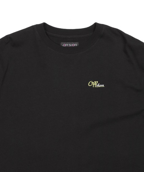 The DUFFER of ST.GEORGE(ザダファーオブセントジョージ)の「OFFSHORE × BLACK LABEL LOGO TEE:オフショア コラボ ロゴ プリントTシャツ(Tシャツ/カットソー・メンズ・ホワイト/ブラック・MEDIUM/X-LARGE/SMALL/LARGE)」の14枚目の写真