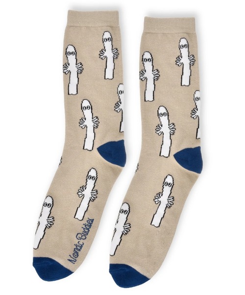 MOOMIN（ムーミン）の「MOOMIN / ムーミン クラシック ソックス 靴下 SOCKS MEN WOMEN NBJ（ソックス/靴下・レディース・ブラック系その他/ライトブラウン/オレンジ/ライトパープル/ライトピンク/ダークブルー/ナチュラル/グレー系その他/アイボリー/ライトブルー/ピンク/ブルー/グレー系その他2/ベージュ/ダークグレー/ブラック/ネイビー/マルーン/ライトグレー/ピンク系その他2/ブラウン/キャメル/パープル/インディゴブルー/オフホワイト/ブラック系その他2/グレー/ブルー系その他/ブルー系その他2/その他1/その他2/その他3/グレイッシュベージュ/ブラック系その他3/ヘザーグレー/ブラウン系その他/ライトベージュ/サーモンピンク/ブラック系その他4/グリーン/ダークネイビー/キナリ/グレー系その他3/ピンク系その他3・L/M）」の19枚目の写真