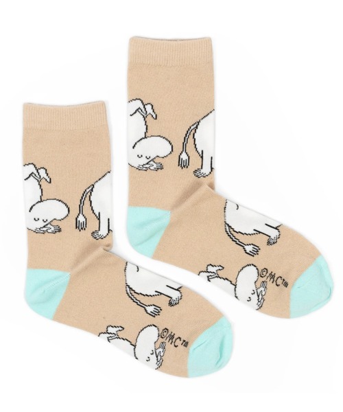 MOOMIN（ムーミン）の「MOOMIN / ムーミン クラシック ソックス 靴下 SOCKS MEN WOMEN NBJ（ソックス/靴下・レディース・ブラック系その他/ライトブラウン/オレンジ/ライトパープル/ライトピンク/ダークブルー/ナチュラル/グレー系その他/アイボリー/ライトブルー/ピンク/ブルー/グレー系その他2/ベージュ/ダークグレー/ブラック/ネイビー/マルーン/ライトグレー/ピンク系その他2/ブラウン/キャメル/パープル/インディゴブルー/オフホワイト/ブラック系その他2/グレー/ブルー系その他/ブルー系その他2/その他1/その他2/その他3/グレイッシュベージュ/ブラック系その他3/ヘザーグレー/ブラウン系その他/ライトベージュ/サーモンピンク/ブラック系その他4/グリーン/ダークネイビー/キナリ/グレー系その他3/ピンク系その他3・L/M）」の14枚目の写真