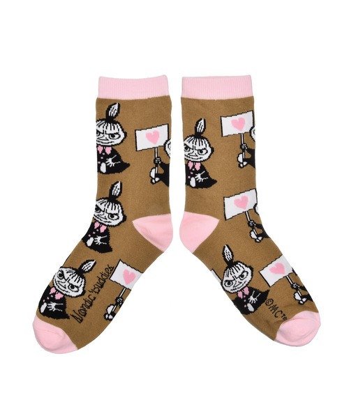 MOOMIN（ムーミン）の「MOOMIN / ムーミン クラシック ソックス 靴下 SOCKS MEN WOMEN NBJ（ソックス/靴下・レディース・ブラック系その他/ライトブラウン/オレンジ/ライトパープル/ライトピンク/ダークブルー/ナチュラル/グレー系その他/アイボリー/ライトブルー/ピンク/ブルー/グレー系その他2/ベージュ/ダークグレー/ブラック/ネイビー/マルーン/ライトグレー/ピンク系その他2/ブラウン/キャメル/パープル/インディゴブルー/オフホワイト/ブラック系その他2/グレー/ブルー系その他/ブルー系その他2/その他1/その他2/その他3/グレイッシュベージュ/ブラック系その他3/ヘザーグレー/ブラウン系その他/ライトベージュ/サーモンピンク/ブラック系その他4/グリーン/ダークネイビー/キナリ/グレー系その他3/ピンク系その他3・L/M）」の18枚目の写真