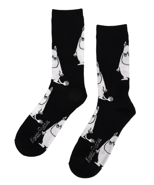 MOOMIN（ムーミン）の「MOOMIN / ムーミン クラシック ソックス 靴下 SOCKS MEN WOMEN NBJ（ソックス/靴下・レディース・ブラック系その他/ライトブラウン/オレンジ/ライトパープル/ライトピンク/ダークブルー/ナチュラル/グレー系その他/アイボリー/ライトブルー/ピンク/ブルー/グレー系その他2/ベージュ/ダークグレー/ブラック/ネイビー/マルーン/ライトグレー/ピンク系その他2/ブラウン/キャメル/パープル/インディゴブルー/オフホワイト/ブラック系その他2/グレー/ブルー系その他/ブルー系その他2/その他1/その他2/その他3/グレイッシュベージュ/ブラック系その他3/ヘザーグレー/ブラウン系その他/ライトベージュ/サーモンピンク/ブラック系その他4/グリーン/ダークネイビー/キナリ/グレー系その他3/ピンク系その他3・L/M）」の9枚目の写真