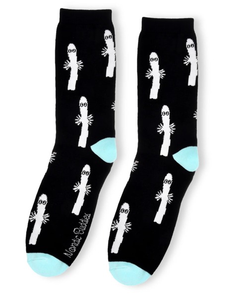 MOOMIN（ムーミン）の「MOOMIN / ムーミン クラシック ソックス 靴下 SOCKS MEN WOMEN NBJ（ソックス/靴下・レディース・ブラック系その他/ライトブラウン/オレンジ/ライトパープル/ライトピンク/ダークブルー/ナチュラル/グレー系その他/アイボリー/ライトブルー/ピンク/ブルー/グレー系その他2/ベージュ/ダークグレー/ブラック/ネイビー/マルーン/ライトグレー/ピンク系その他2/ブラウン/キャメル/パープル/インディゴブルー/オフホワイト/ブラック系その他2/グレー/ブルー系その他/ブルー系その他2/その他1/その他2/その他3/グレイッシュベージュ/ブラック系その他3/ヘザーグレー/ブラウン系その他/ライトベージュ/サーモンピンク/ブラック系その他4/グリーン/ダークネイビー/キナリ/グレー系その他3/ピンク系その他3・L/M）」の5枚目の写真