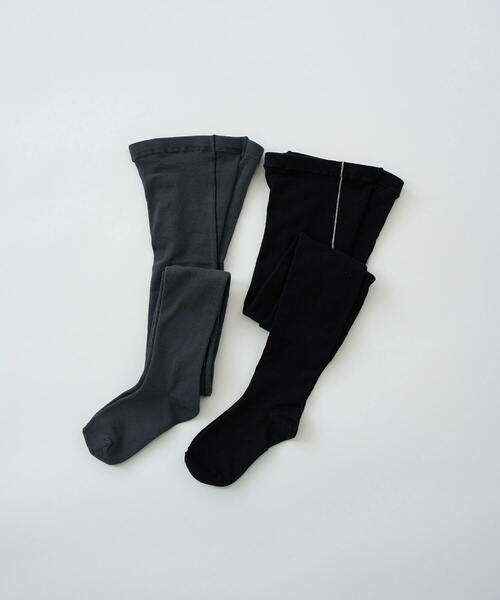 ADIEU TRISTESSE（アデュートリステス）の「バックラインタイツ（タイツ/ストッキング・レディース・チャコールグレー/ブラック・FREE）」の3枚目の写真