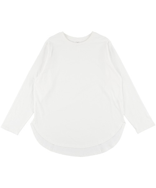 coca(coca)(コカ)の「テールカットコットンカットソー(Tシャツ/カットソー・レディース・ホワイト/その他1/ブラック・L/M)」の10枚目の写真