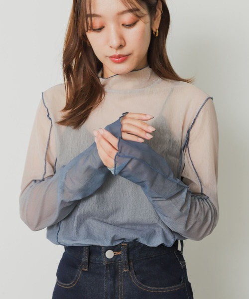 cecilie telle ハイネック　ポンチョ　オフホワイト 3600024Y0307_m1_a010.jpg