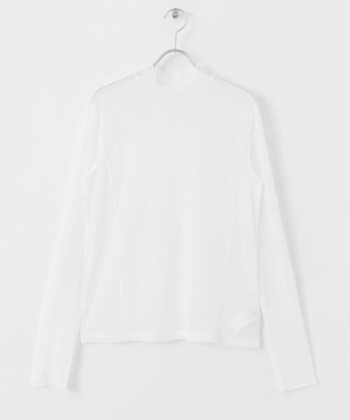 SENSE OF PLACE by URBAN RESEARCH(センスオブプレイスバイアーバンリサーチ)の「メローチュールハイネックトップ(Tシャツ/カットソー・レディース・ブラック/その他1/その他2/グリーン系その他/ベージュ系その他/アイボリー・ONE)」の16枚目の写真