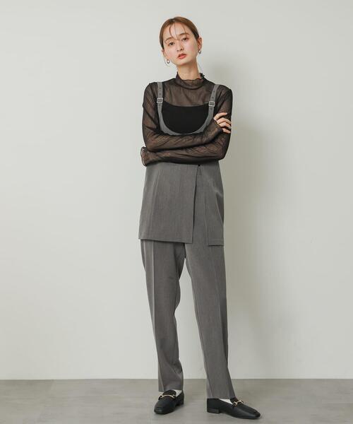 SENSE OF PLACE by URBAN RESEARCH(センスオブプレイスバイアーバンリサーチ)の「メローチュールハイネックトップ(Tシャツ/カットソー・レディース・ブラック/その他1/その他2/グリーン系その他/ベージュ系その他/アイボリー・ONE)」の17枚目の写真