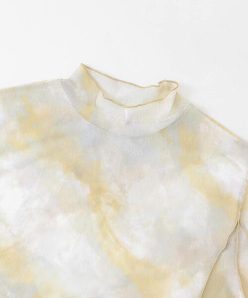 SENSE OF PLACE by URBAN RESEARCH(センスオブプレイスバイアーバンリサーチ)の「メローチュールハイネックトップ(Tシャツ/カットソー・レディース・ブラック/その他1/その他2/グリーン系その他/ベージュ系その他/アイボリー・ONE)」の8枚目の写真