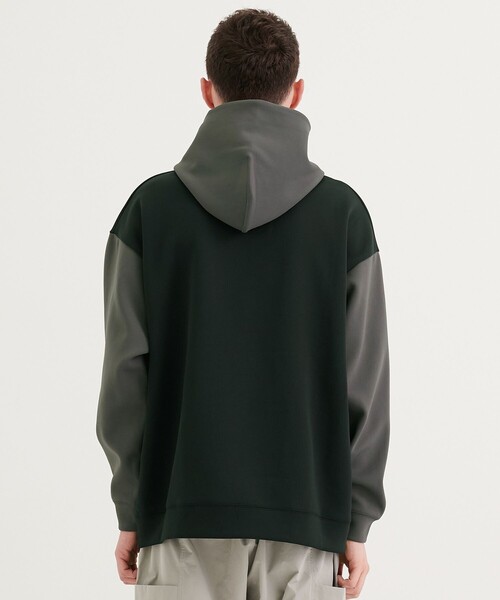 CITY TOKYO（シティトウキョウ）の「切り替えフードプルオーバー（パーカー・メンズ・ネイビー/ホワイト/ブラック・2/3/1）」の21枚目の写真