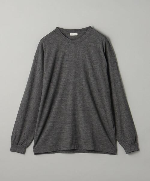 BEAUTY&YOUTH UNITED ARROWS（ビューティーアンドユースユナイテッドアローズ）の「ウォッシャブル ウール ロングスリーブ Tシャツ（Tシャツ/カットソー・メンズ・ブラック/オレンジ系その他/グレー・S/XL/L/M）」の20枚目の写真