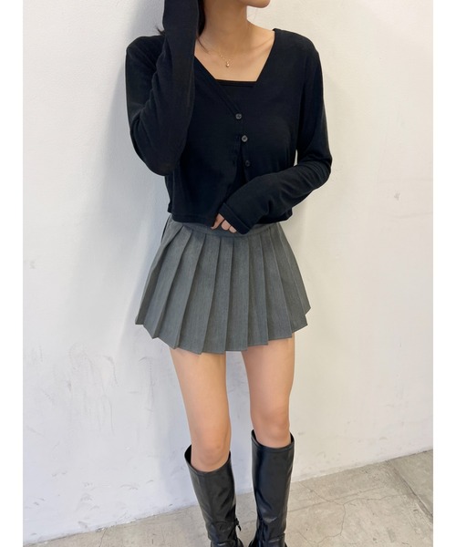 PHILLY(フィリー)の「【PHILLY】ミニプリーツスカート(スカート・レディース・ブラック/グレー・FREE)」の17枚目の写真